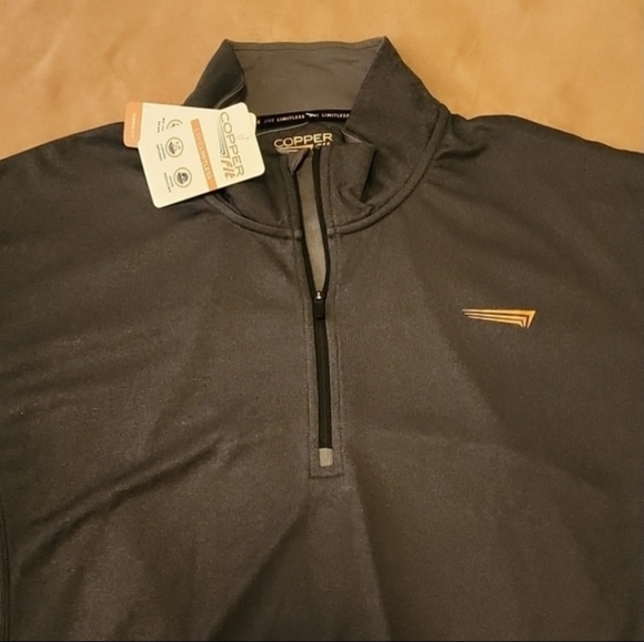 Men's Copper Fit Quarter Zip Shirt - Picture 12 of 13